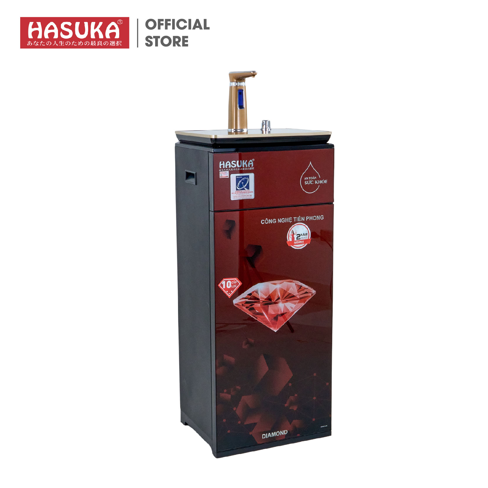 MÁY LỌC NƯỚC RO HASUKA HSK-110 TỦ DIAMOND